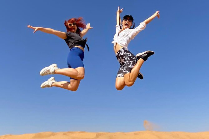 Dubai Desert Safari: Dune Bashing, Camel Ride & BBQ Dinner - Camel riding at the Lahbab camp