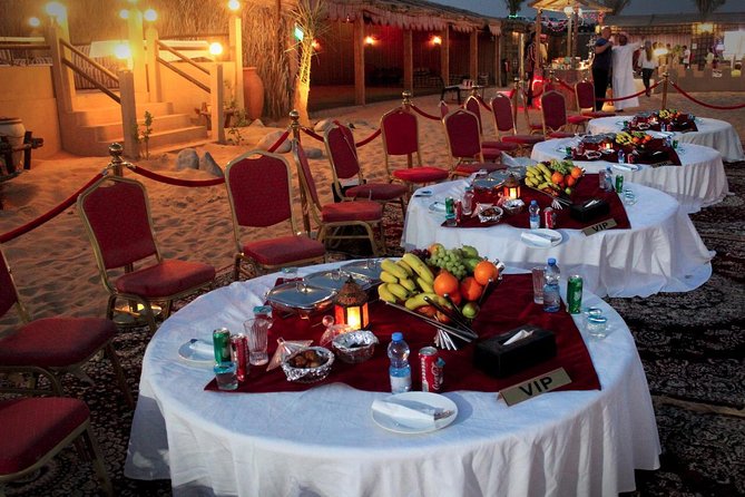 Dubai Desert Safari evening with VIP Treat , BBQ Buffet and Exciting Liveshows - Henna, Arabic dress, and the slower side of the evening