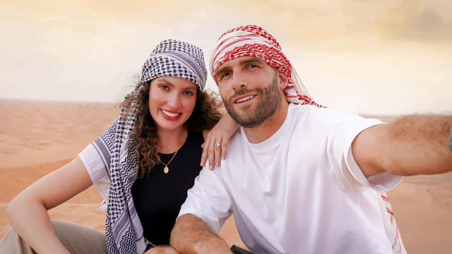 Dubai Desert Safari - Premium BBQ Dinner, Camel Ride & Shows - BBQ buffet or private-table service