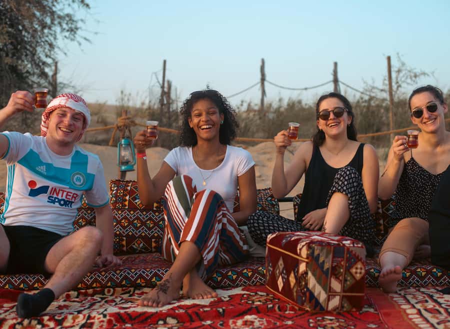 Dubai: Desert Safari, Quad Bike, Camel Ride & Al Khayma Camp - Quad biking around Lahbab