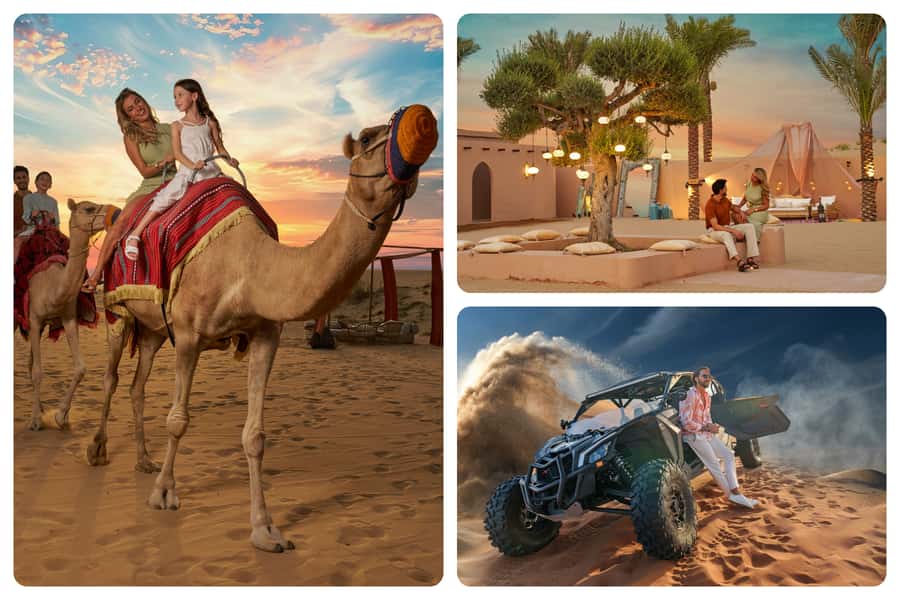 Dubai: Desert Safari, Quad Bike & Premium Camp Experience - From Dubai hotel to the red dunes