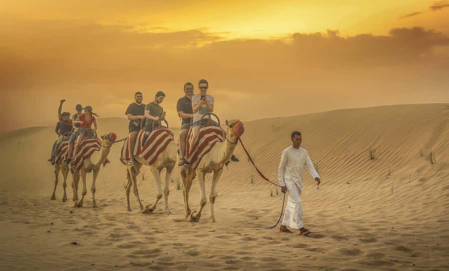 Dubai: Desert Safari, Quad Bike, Sandboarding, Camels & BBQ - Key points at a glance