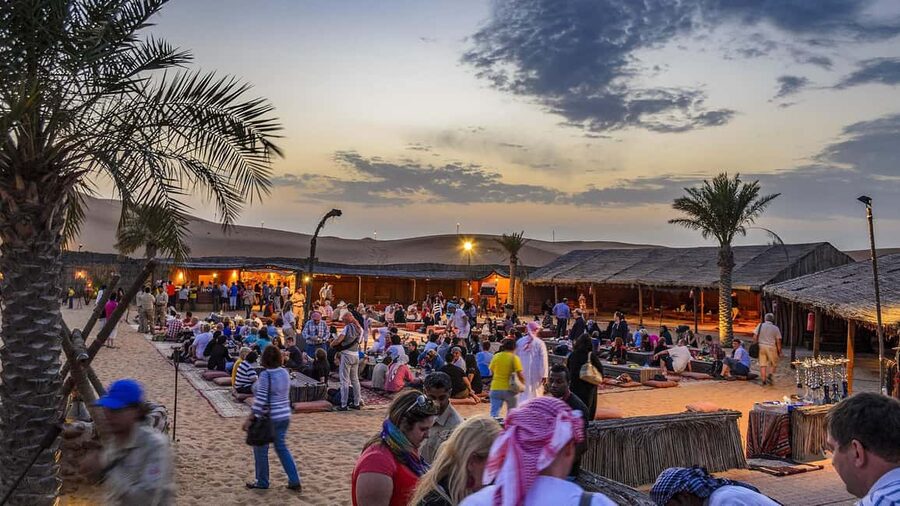 Dubai Desert Safari - Sandboarding, Quad Bike & BBQ Options - BBQ dinner and evening performances