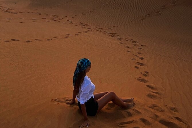 Dubai Desert Safari: Tanoura Show, Dune Bashing and BBQ Dinner - From Dubai towers to open desert