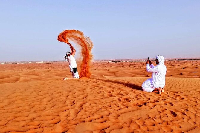 Dubai Desert Safari: Tanoura Show, Dune Bashing and BBQ Dinner - BBQ dinner, sweets, and fresh fruit