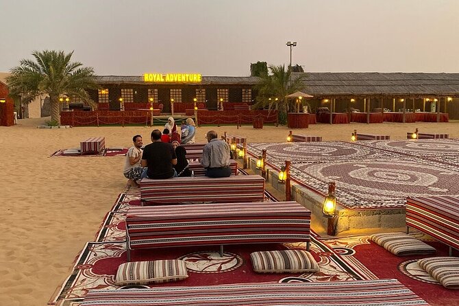 Dubai Desert Safari: Tanoura Show, Dune Bashing and BBQ Dinner - Tanoura and belly dancing after dark
