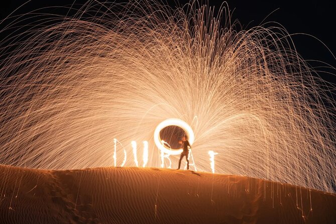 Dubai Desert safari Tour with Live BBQ & Belly Dance Shows - BBQ dinner, soft drinks, and optional extras