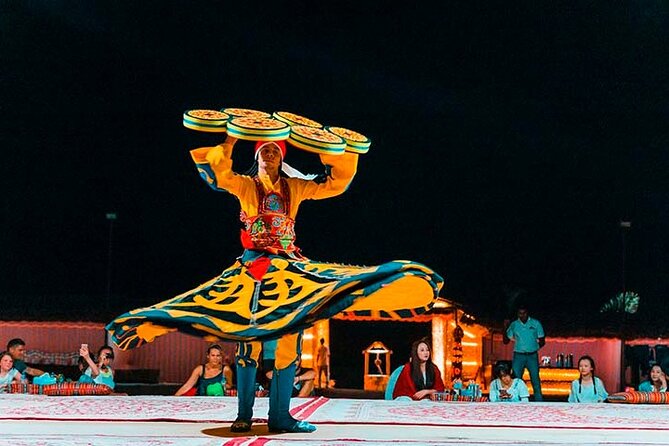 Dubai Desert Safari Tour with Quad Bike for 60mins & BBQ Dinner. - Camp dinner, drinks, and evening shows