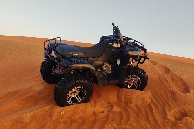 Dubai Desert Safari with ATV(optional)& Sandboarding Experience with BBQ Dinner - A Six-Hour Desert Evening From Dubai