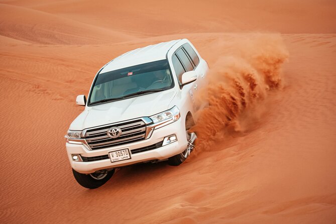 Dubai Desert Safari with BBQ Dinner and Live Shows - The Bedouin-style camp shifts the mood