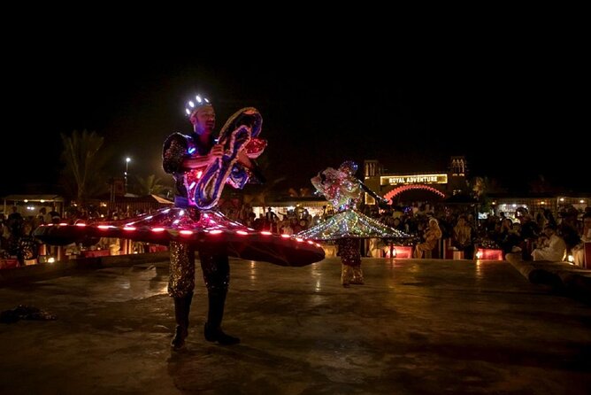 Dubai Desert Safari with BBQ Dinner Buffet, Adventure Xtreme and Live Shows - Arriving at the Bedouin-style camp