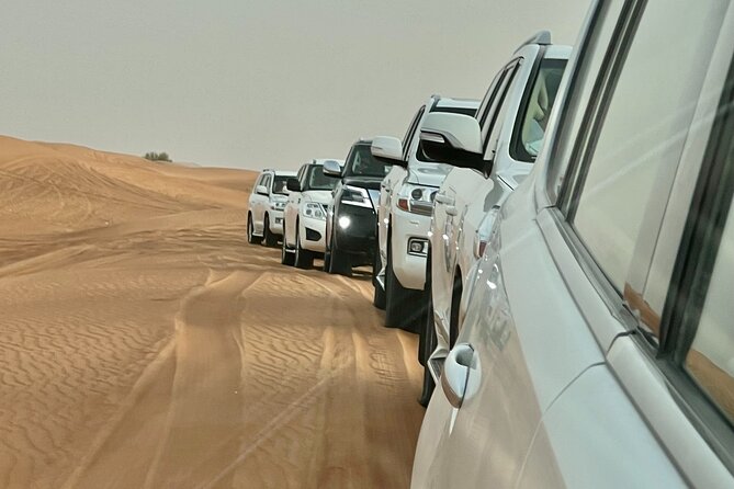 Dubai Desert Safari with Camel Ride, Sand surf, & BBQ Dinner - Arabic coffee, dates, and the Bedouin-style camp