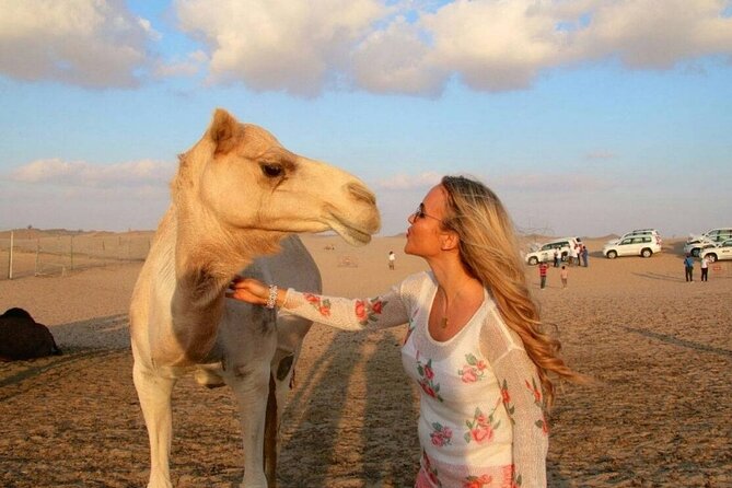 Dubai Desert Safari with Camel Riding, Sand Boarding,BBQ Dinner and 3 Live Shows - Al Awir dunes and the 30-minute 4WD ride