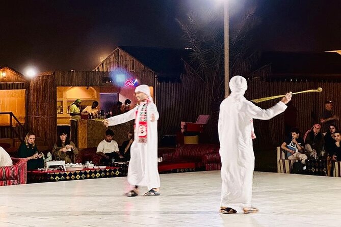 Dubai Desert Safari with Camel Riding, Sandboarding & Dinner - Camel riding and the old desert image
