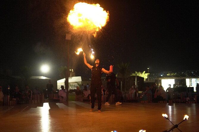 Dubai Desert Safari with Camel Riding, Sandboarding & Dinner - Dune bashing and sunset photographs
