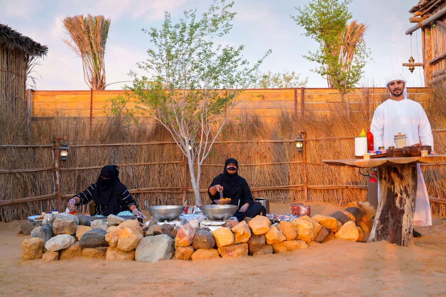Dubai: Desert Safari with Camp, Dinner, & Optional Overnight - Arriving at Al Khayma Luxury Camp
