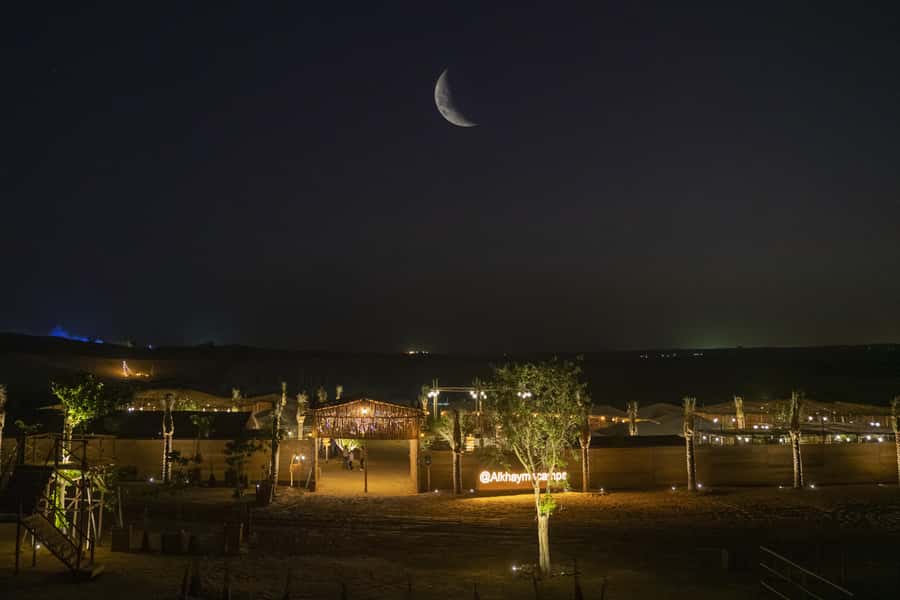 Dubai: Desert Safari with Camp, Dinner, & Optional Overnight - A three-cuisine buffet at Al Khayma Heritage Restaurant