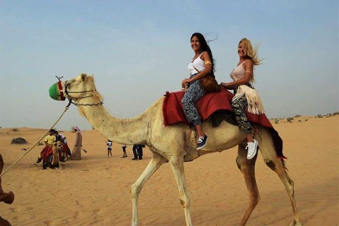 Dubai Desert Safari with Dance show, Sand Boarding, Camel & BBQ - How much value do you get for $29?
