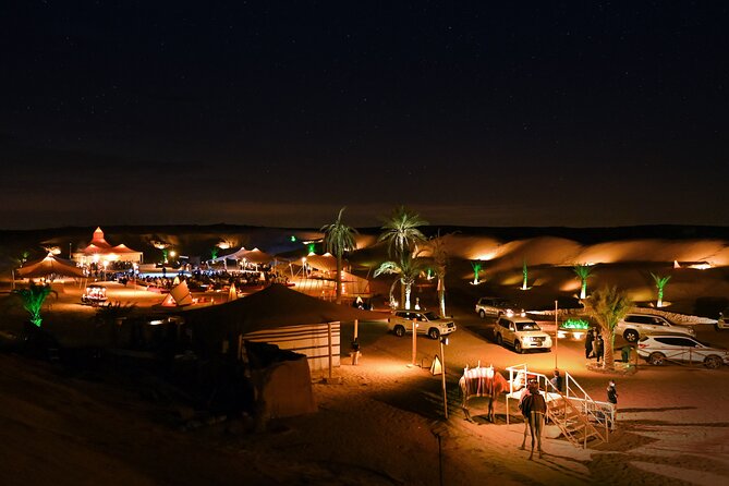 Dubai Desert Safari with Desert Camp Dinner, Camel Ride & Shows - Dinner, BBQ stations, and the question of value