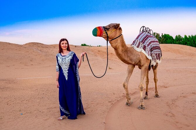 Dubai Desert Safari with dune bashing and Dinner - Belly dance, tanura, and fire shows