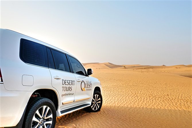 Dubai Desert Safari with Dune Bashing, Camel Rides & BBQ - Leaving Dubai for the open desert