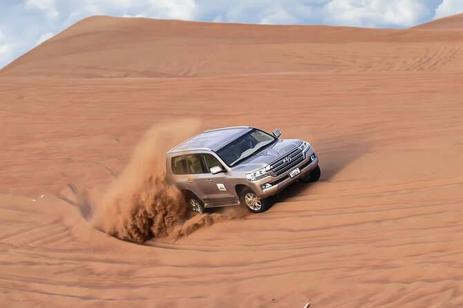 Dubai Desert Safari with Dune Bashing & Live Shows - Dinner and three evening performances