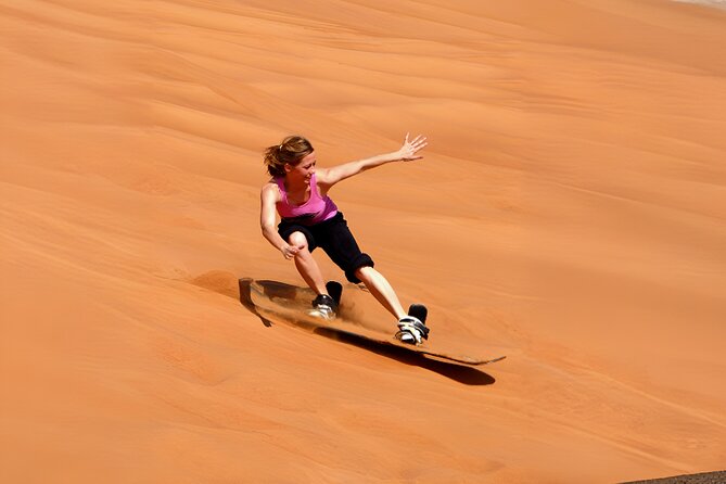 Dubai Desert Safari with Quad Bike, Sand Boarding & BBQ Dinner - One-hour ATV riding in the desert