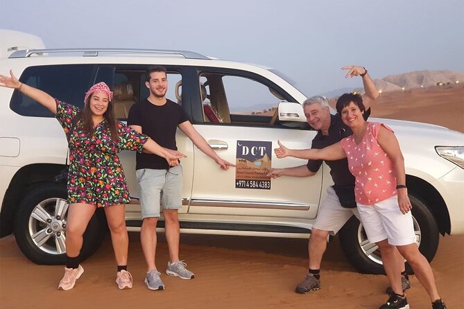 Dubai Desert Safari With Sandboarding & Camel Riding - The timing: one hour of dunes, three hours at camp, two hours home