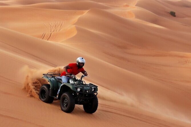 Dubai Desert Safari with Self Drive Quad Biking & Camel Riding - Key points to know before booking