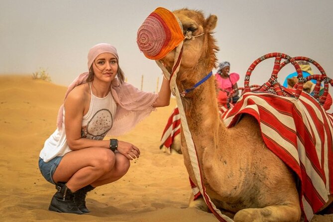 Dubai Desert Safari with Self Drive Quad Biking & Camel Riding - Camel riding offers a slower view of the desert