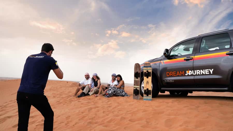 Dubai Desert Trail: Guided Quad/Polaris and Red Dunes Safari - From Dubai towers to Lahbab’s red dunes