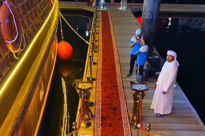 Dubai Dhow Cruise Dinner Al Seef Creek Multicusine - What the traditional dhow adds to dinner
