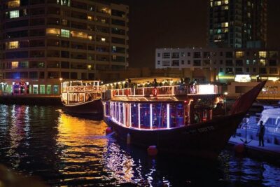 Dubai Dhow Dinner Cruise Marina with pickup drop option
