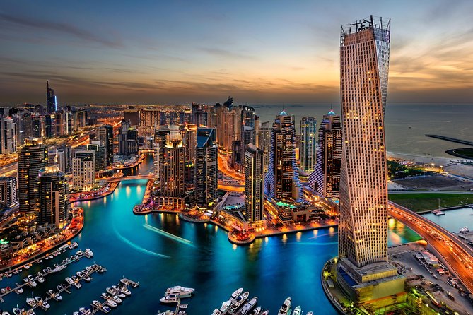 Dubai Dhow Dinner Cruise Marina with pickup drop option - The Tanoura show and evening mood