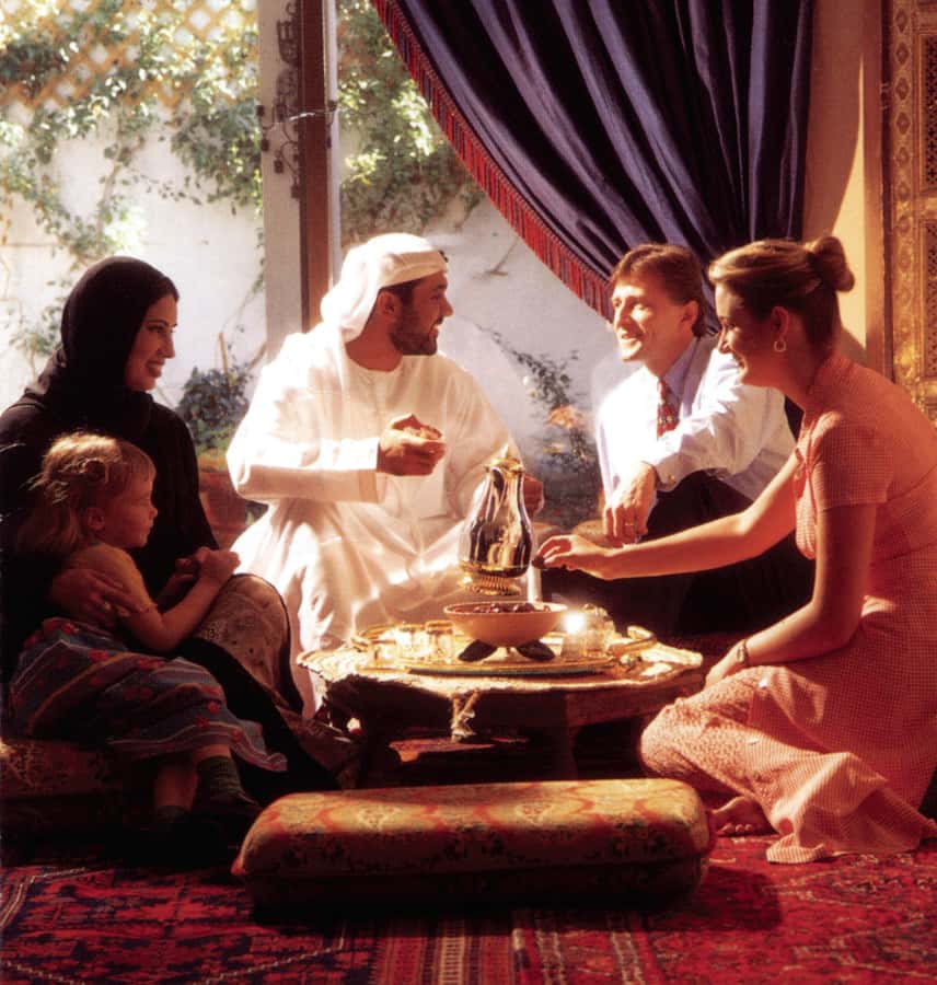 Dubai: Dinner at Sheikh Mohammed Cultural Center - Arabic coffee, dates, and Emirati dishes