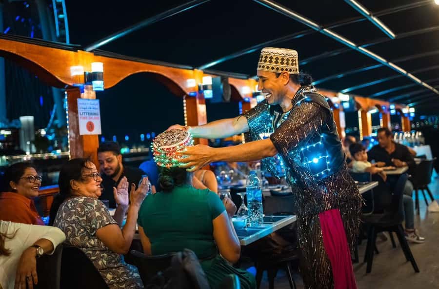 Dubai: Dinner Dhow Cruise with Live Entertainment Al Seef - Key points to know before boarding