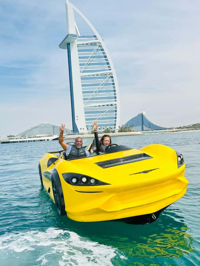 Dubai: Dubai Marina Jetcar Ride - Dubai Marina, JBR, and the skyline