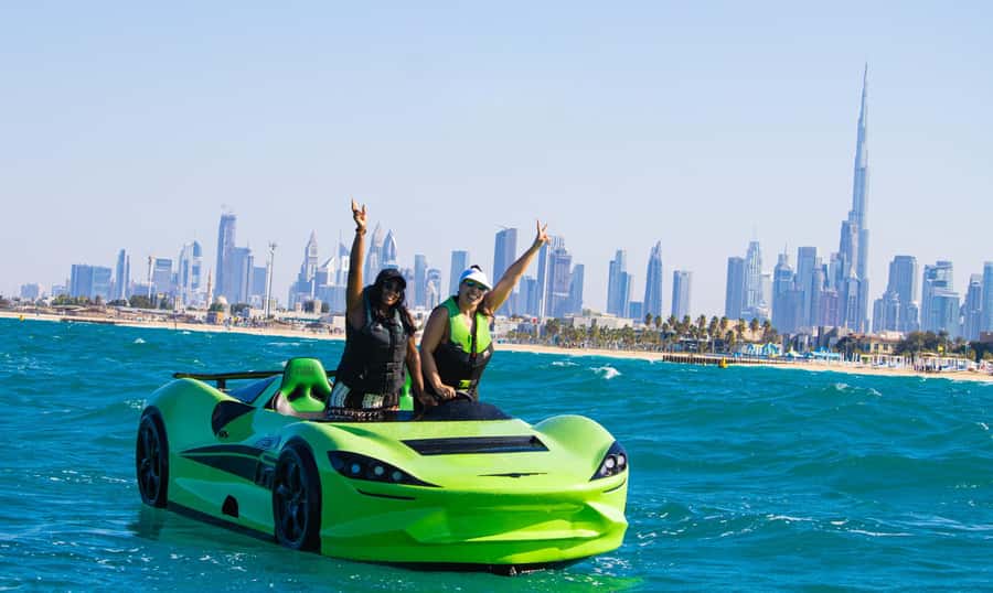 Dubai: Dubai Marina Jetcar Ride - Starting at Fishing Harbour 2 in Jumeirah