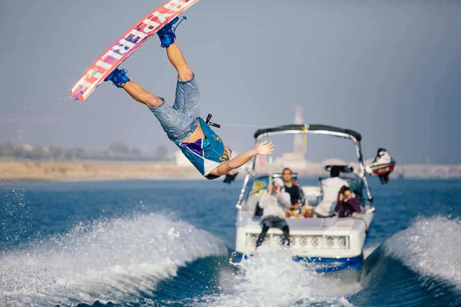 Dubai: Dubai Marina Wakesurfing or Wakeboarding Experience - The marina view changes the pace of the outing