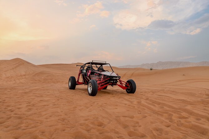 Dubai Dune Buggy Safari Tour in Red Dunes Options - Sandboarding is the best included extra