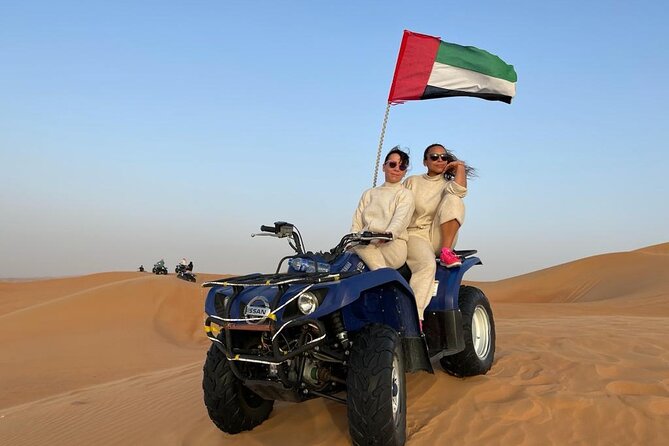 Dubai Dunes Safari With Quad Bike, Camel Ride, BBQ Dinner & Live Shows - The 25-minute quad bike ride