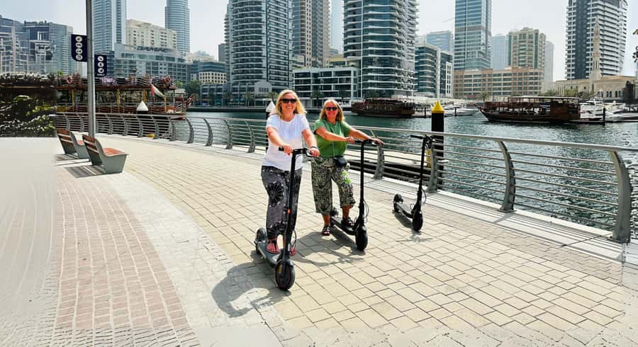 Dubai: E-Scooter Guided Tour of Marina, JBR & Bluewaters - Choosing the best time for the ride