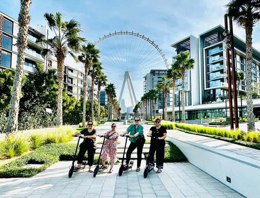 Dubai: E-Scooter Guided Tour of Marina, JBR & Bluewaters - Guides, languages, and the human side of the tour