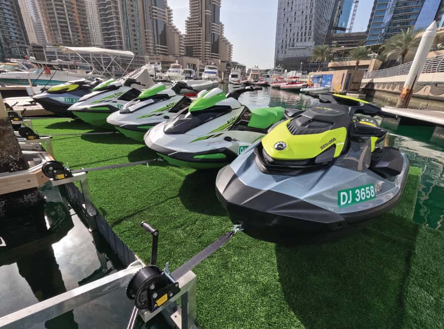 Dubai East: Guided JetsKi Ride with Sound System! - Music, speed and the feel of the ride