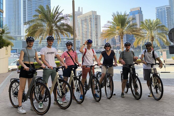 Dubai Electric Bicycle Tour - Starting among the towers of Dubai Marina