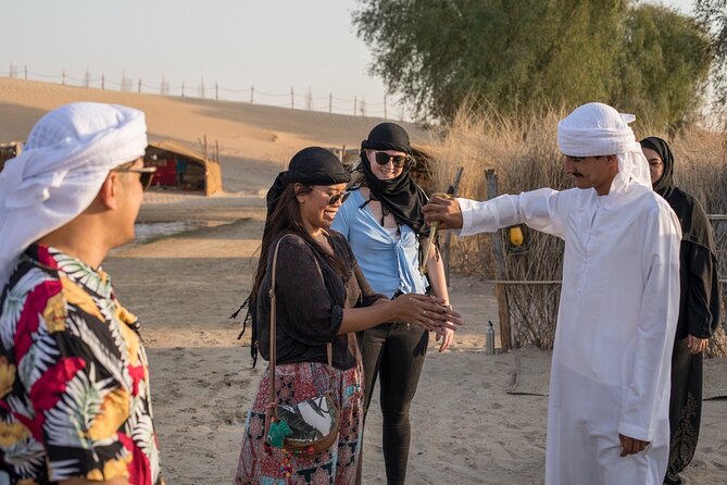 Dubai: Evening Camel Caravan, Bedouin Dinner at Al Marmoom Oasis - Coffee, sweets, and the first taste of Bedouin life
