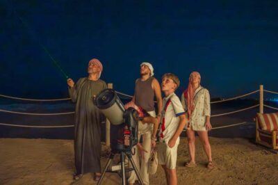 Evening Camel Trekking & Dinner at Al Marmoom Oasis
