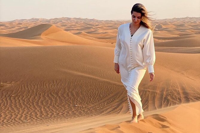 Dubai Evening Desert Safari & BBQ Dinner - Lahbab’s 35-minute dune-bashing ride