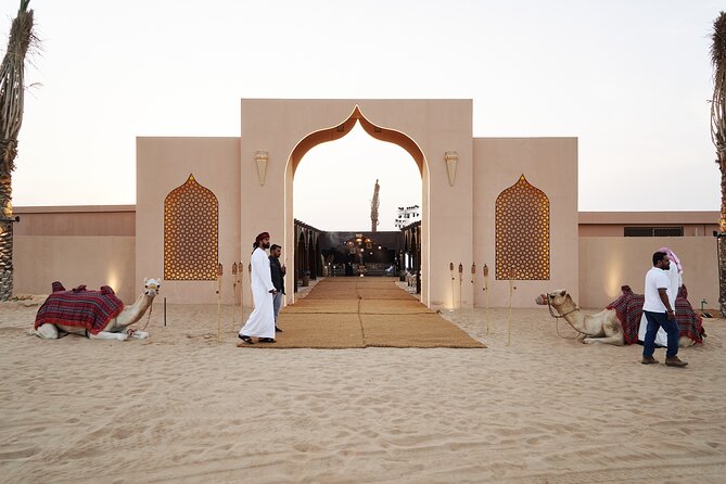 Dubai Evening Desert Safari BBQ Dinner & Transfer to Noble Camp - From your hotel to the red sands of Lahbab