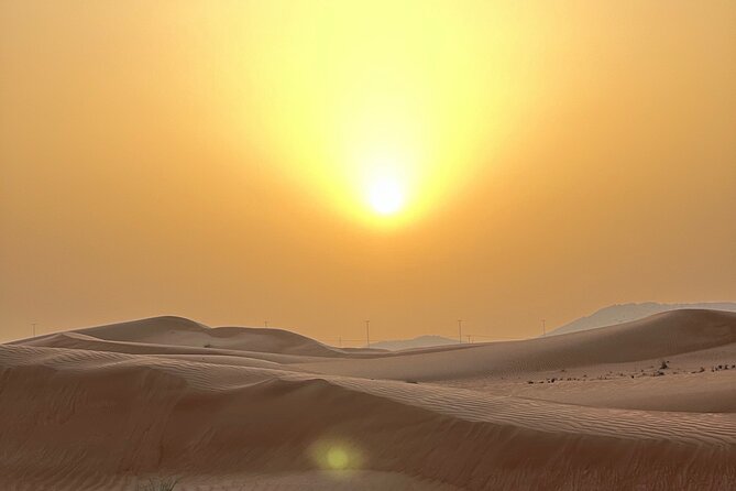 Dubai Evening Desert Safari - Private car - Timing, confirmation, and cancellation